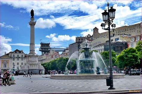 Rossio Square - Lisbon | Travel around, Travel, Lisbon