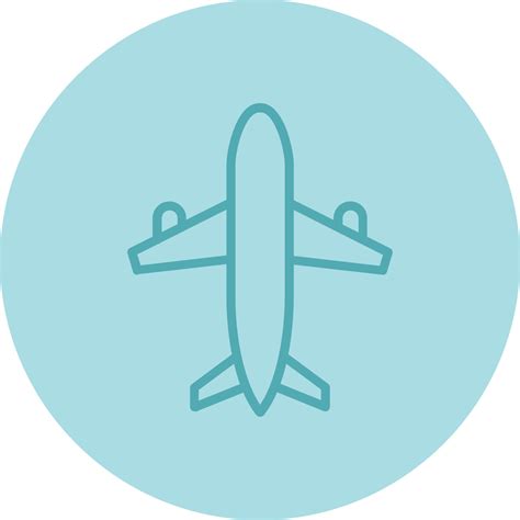 Airplane Vector Icon 17124740 Vector Art at Vecteezy