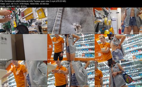 Exhibitionist Wife Expose Tits And Pussy In Public Store Unpublished Moments