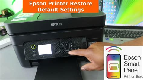 Epson Printer How To Restore Factory Default Settings Or Network