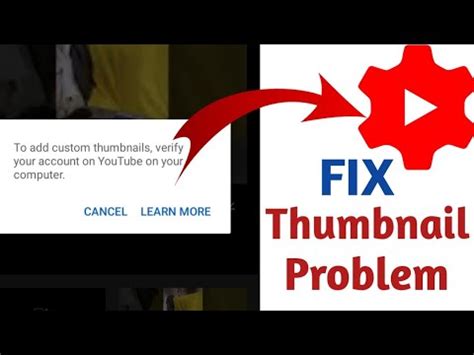 How To Fix Custom Thumbnail Problem On Youtube Studio How To