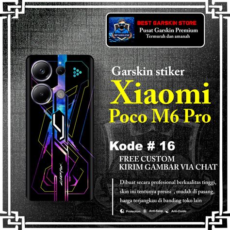 Jual Isi 2 Pcs Garskin Protector Xiaomi Poco M6 Pro Motif 16 20 Bisa