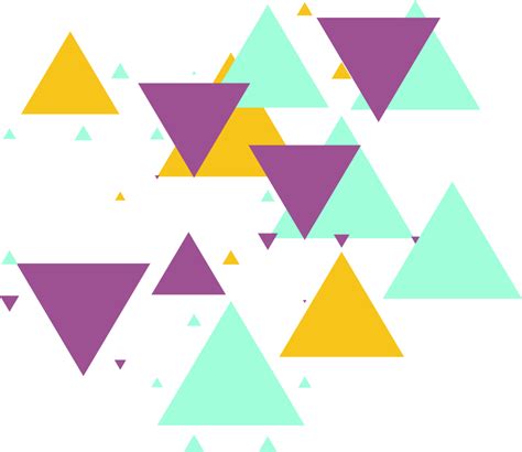 Triangle Shape Pattern Color Free Geometric Shapes - Geometric Shape Shape Png (2830x2449), Png ...