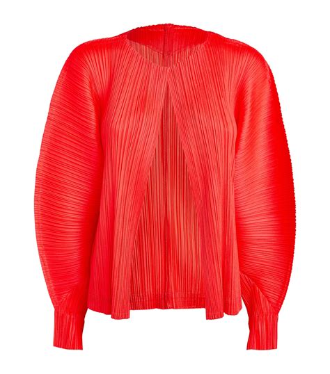 Pleats Please Issey Miyake Monthly Colors January Cardigan Harrods Au