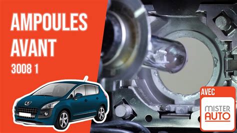 Changer les Ampoules d éclairage avant Peugeot 3008 1 YouTube