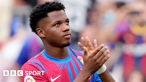 Barcelona Levante Teenager Ansu Fati Scores On Return From Injury