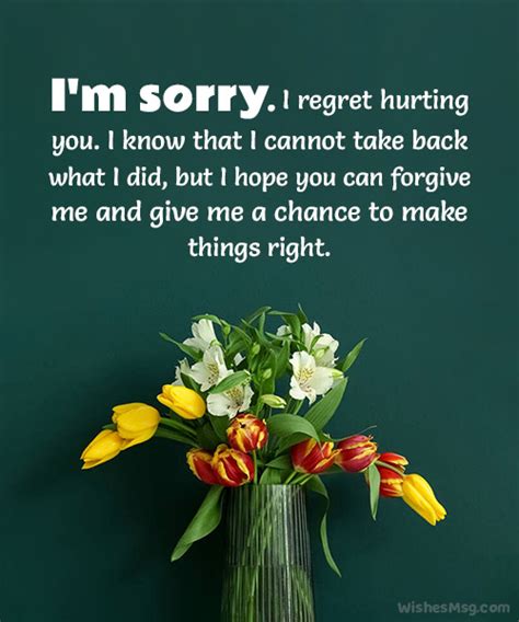 Sorry Messages And Apology Quotes Wishesmsg