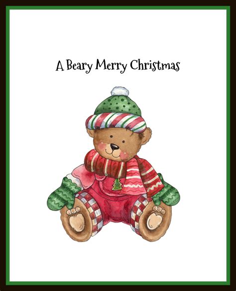 A Beary Merry Christmas My Home Of All Seasons