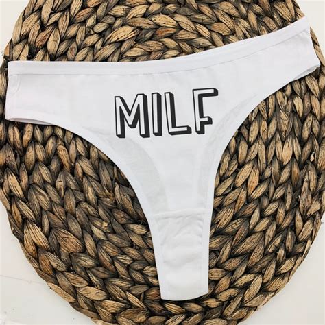 Milf Thong Milf Gift For Her Funny Gifts For Mom Etsy