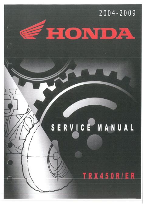Honda Crf450r Workshop Manual