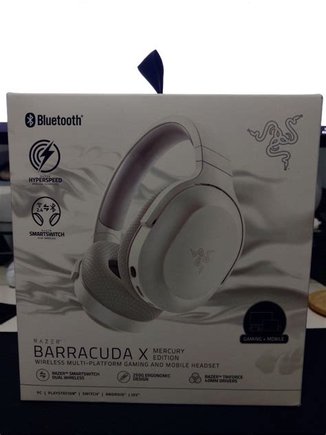 RAZER BARRACUDA X MERCURY EDITION 音響器材 頭戴式 罩耳式耳機 Carousell