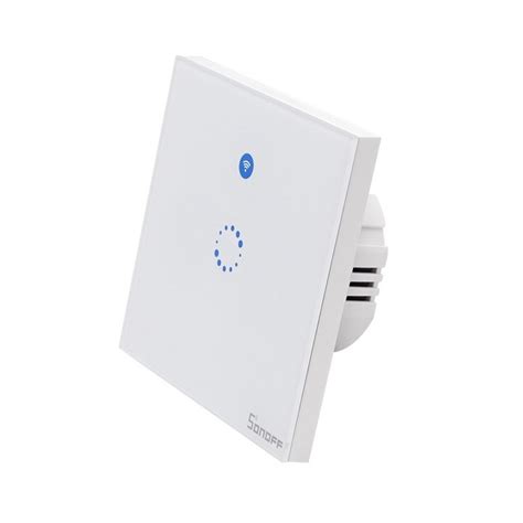 Sonoff T Eu Interruptor Wifi Rf Capacitivo Para Montagem Em Parede