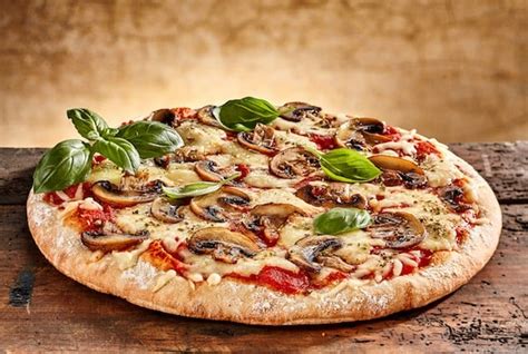 Recette Pizza Aux Champignons Et Basilic