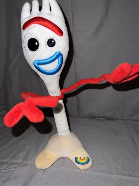 Forky Plush Toy With Posable Arms Disney Pixar Toy Story Used Ebay