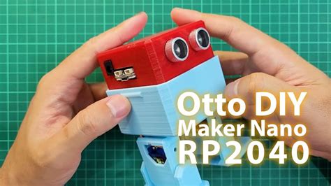 Otto Diy Robot Head For Maker Nano Rp2040 Youtube