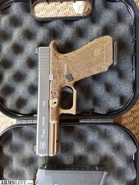 ARMSLIST For Sale Glock 17 Gen 4 FDE Stippled