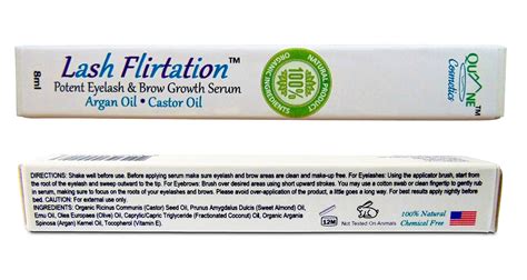 QUANE COSMETICS Lash Flirtation Potent Eyelash & Brow Growth Serum with ...