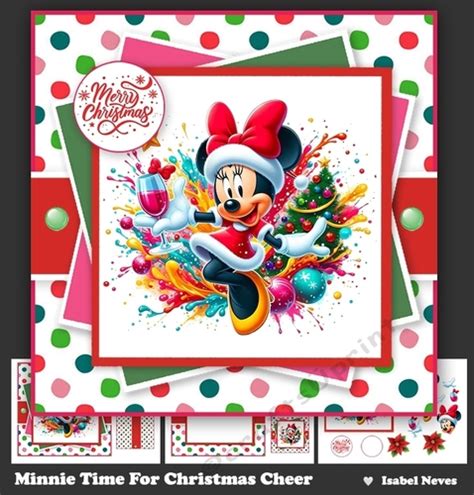 Minnie Time For Christmas Cheer CUP1344615 2073 Craftsuprint