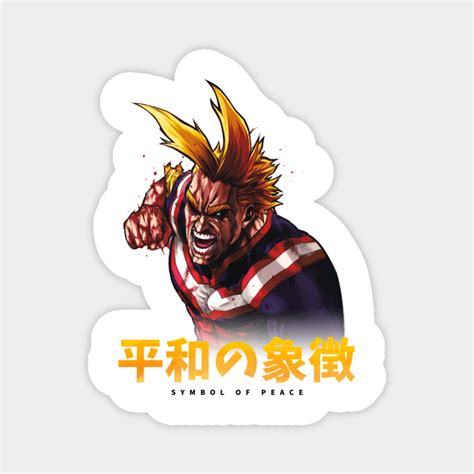 All Might - Symbol of Peace BNHA - All Might - Magnet | TeePublic