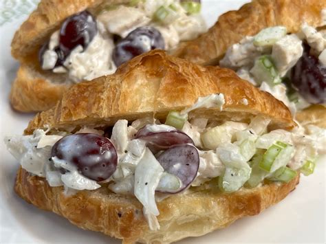 Chicken Salad Croissant Sandwiches Dina S Diner