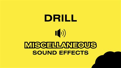 Drill Sound Effects