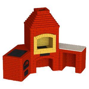 Барбекю "Гармония" - мангал, печь-плита под казан, стол | Проекты ...