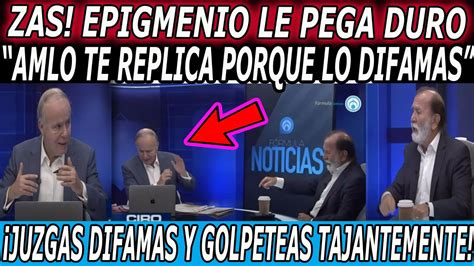 CIRO EN SHOCK APIGMENIO NO SE AGUANTO SI AMLO TE EXHIBE ES PORQUE