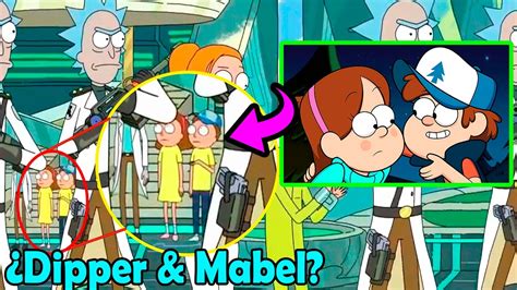 Dipper Y Mabel En Rick Y Morty 2017 Gravity Falls Youtube