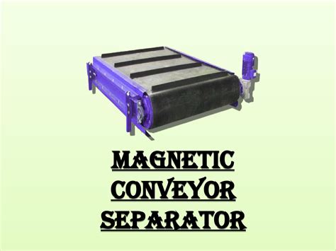 Magnetic Separator Conveyormagnetic Roller Separatorbelt Conveyor Magnetic Separatorcross