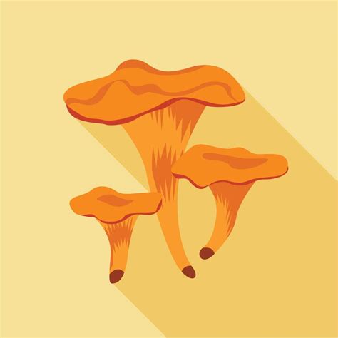 ícone de cogumelos chanterelle estilo simples 15220957 Vetor no Vecteezy