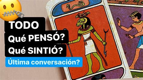 DESCUBRE TODO lo que PENSÓ y SINTIÓ con tu ÚLTIMO MENSAJE EX