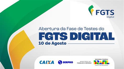 Abertura Da Fase De Testes Do Fgts Digital — Esocial