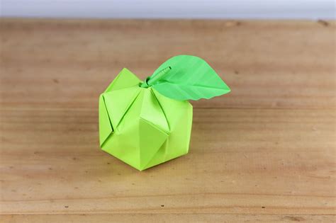 How To Make A 3 D Origami Apple