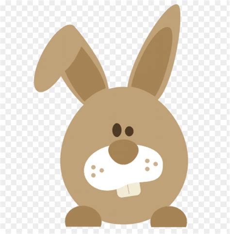 Easter Bunny Peeking PNG Transparent With Clear Background ID 80421