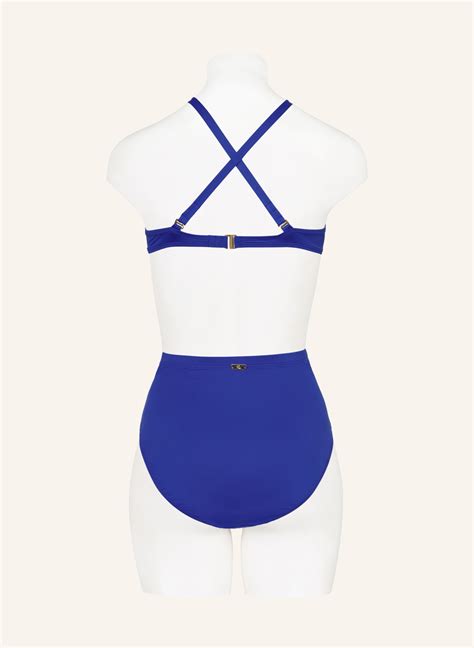 Lauren Ralph Lauren Bralette Bikini Top Beach Club Solids In Blau