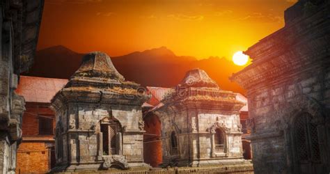 Pashupatinath Temple stock image. Image of hindu, complex - 123158065