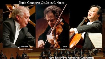 Beethoven berlin philharmonic orchestra classic concerto triple wallpaper | (46436)