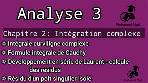 11 analyse 3 smp s3 Chapitre 2 Calculer les Résidus et théorème des