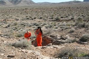 Raven Haired Inmate Strips Naked And Fucks XXX Dessert Picture 10