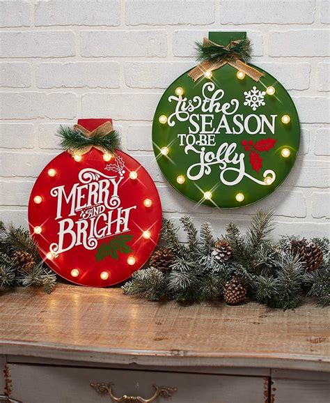 Lighted Ornament Wall Hangings Diy Christmas Lights Christmas Wood