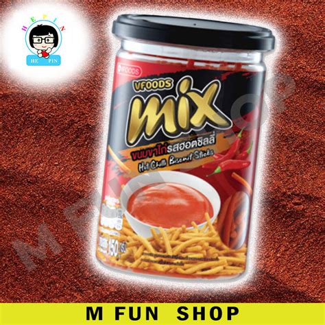 HALAL VFOODS MIX BISCUIT STICKS SNACK ORIGINAL HOT CHILLI SPICY KOREAN CHICKEN FLAVOUR