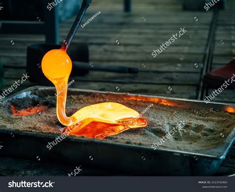 Creating Traditional Glass Art Melting Glass Stock Photo 2123702462 | Shutterstock