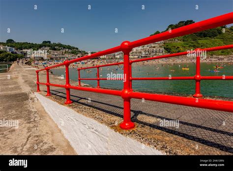 Looking Back From Looe Banjo Pier With The East Looe River And Looe