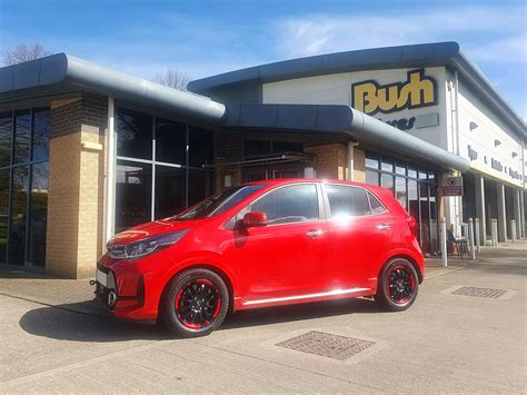 Striking Ronal Wheels And Michelin Cross Climate 2 Tyres For Kia Picanto Gt Line Bush Tyres