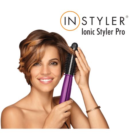 Morningsave Instyler Ionic Styler Pro Hot Brush And Ceramic Flat Iron