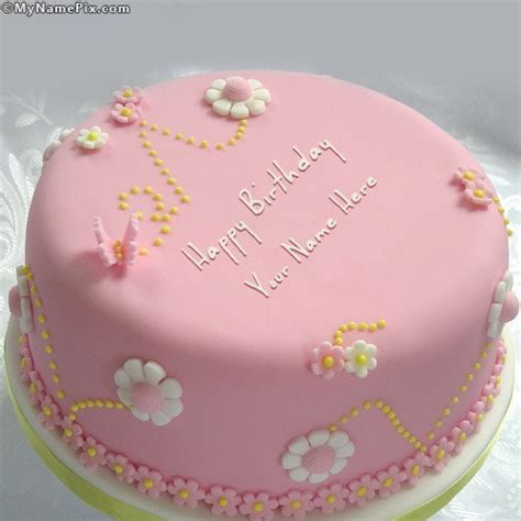 Beautiful Happy Birthday Cake With Name