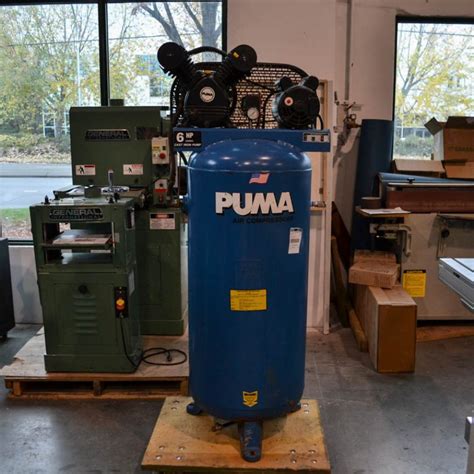 Used Puma Pk6060v 6hp Air Compressor Coast Machinery Group