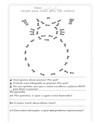 Atividade Poemas Visuais