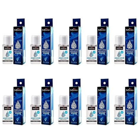 Aqua Loob Loção Lubrificante á Prova d Agua ml Hot Flowers Kit c Und Distribuidora