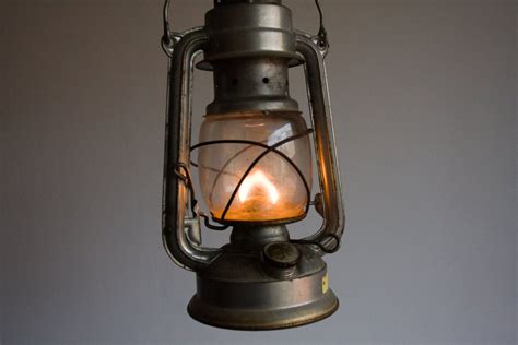 Vintage Gas Lantern German Gas Lamp Nightlight Bat N 158